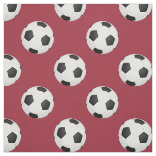 voetballen op de achtergrondkleur van uw keuze stof