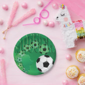 Voetballen Papieren Borden Papieren Bordje (Feest)