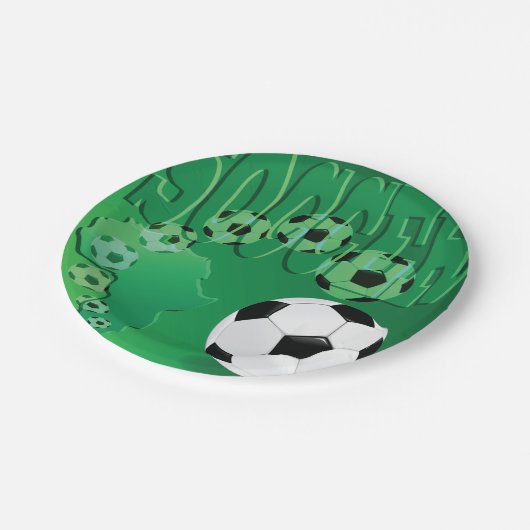 Voetballen Papieren Borden Papieren Bordje (Gekanteld)