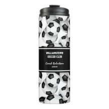 voetballen Patroon Coach Gift W Aangepaste Naam