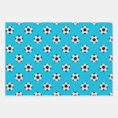 Voetballen patroon inpakpapier vel (Voorkant 3)