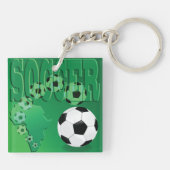 Voetballen Sleutelhanger (Achterkant)