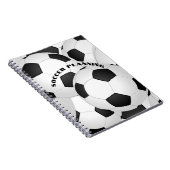 Voetballen Sport Notitieboek (Rechterzijde)