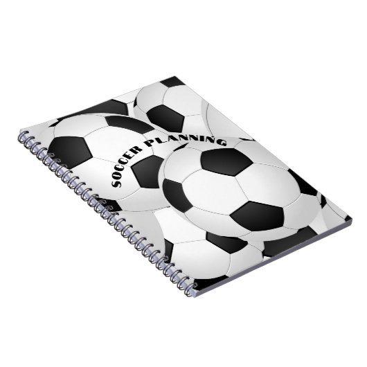 Voetballen Sport Notitieboek (Rechterzijde)