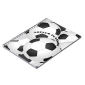 Voetballen Sport Notitieboek (Linkerzijde)