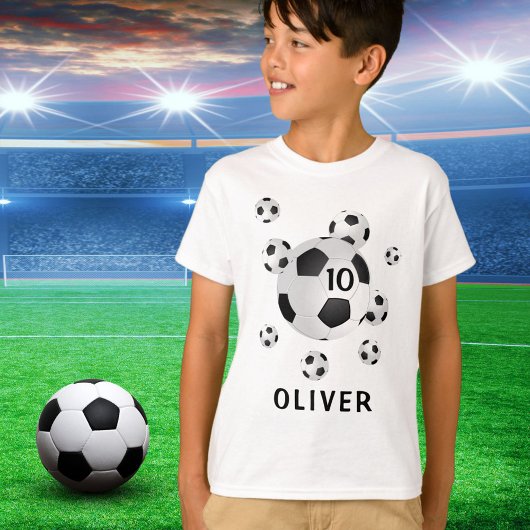 Voetballen Sportleeftijd, Speler Nummer T-shirt