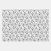 voetballen sportpatronen inpakpapier vel (Voorkant)