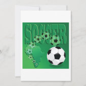 Voetballen Uitnodigingen (Voorkant)