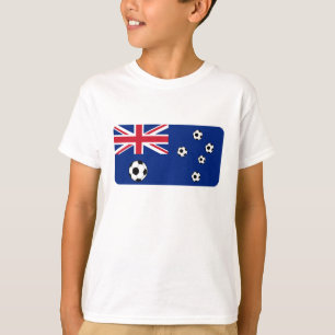 Voetballen van de Australische vlag T-shirt