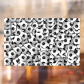 Voetballen Venster Cling Raamsticker (Vel 2)