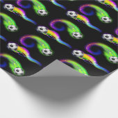 voetballen Verpakkingspapier Cadeaupapier (Hoek)