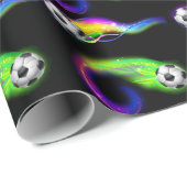 voetballen Verpakkingspapier Cadeaupapier (Rol Hoek)