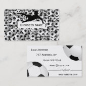 Voetballen Visitekaartje (Voorkant / Achterkant)