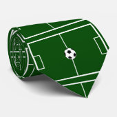 Voetballen Voetbal Veld Print stropdas 2 (Opgerold)