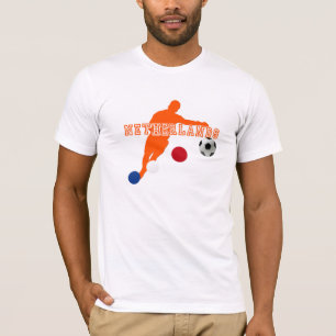 Voetballen voor football speler Nederland T-shirt