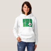 Voetballen Womens Hoodie (Voorkant volledig)
