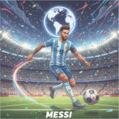 Voetballende Legende Telefoon Sticker (Voorkant)