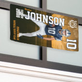 Voetballer Aangepaste sport seniorenavond Spandoek (Buitenkant Gebouw)