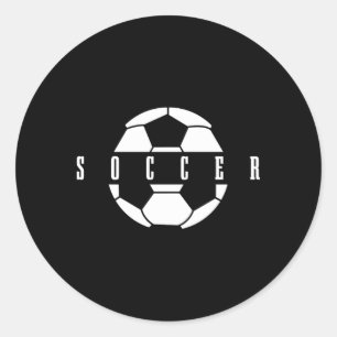 Voetballer Ball Voetbal Ronde Sticker