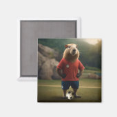 Voetballer Capybara, Magneet (Voorkant / Achterkant)