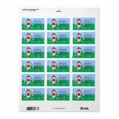  voetballer etiket (Full Sheet)