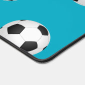 Voetballer, Football liefhebber gepersonaliseerd Bureaumat (Hoek)