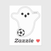 Voetballer Ghost Sticker (Vel)