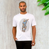  Voetballer Illustratie Retro Football T-shirt