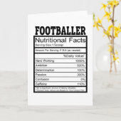 voetballer kaart (Gele Bloem)