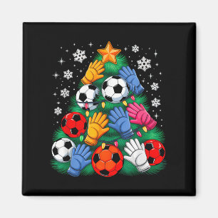 Voetballer Kerstboom Licht Xmas Voetbal Liefde Magneet