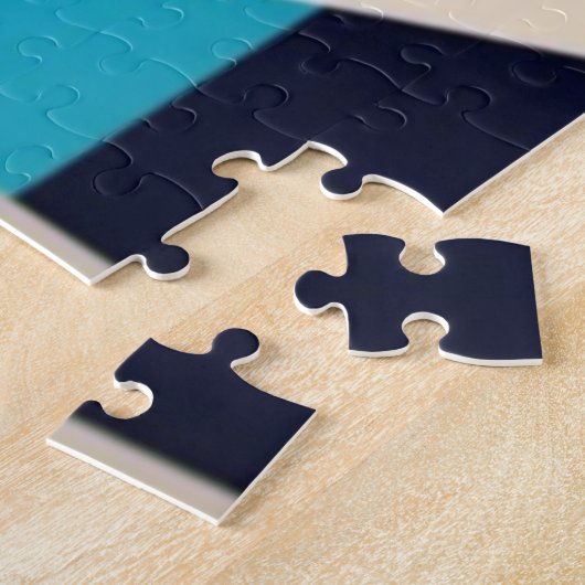 Voetballer kubist legpuzzel (Zijkant)