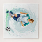 voetballer legpuzzel (Horizontaal)