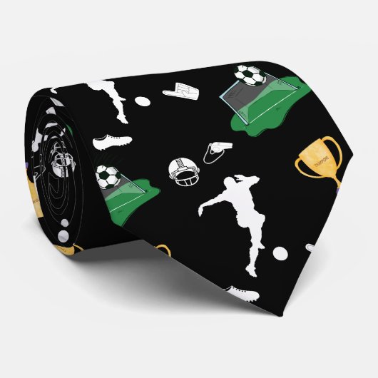 Voetballer Pa Stropdas (Opgerold)