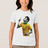 Voetballer Viering Pose T-shirt (Voorkant)