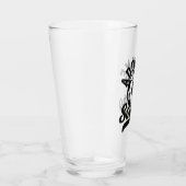 Voetballer VOEG NAAM Football Team gepersonaliseer Glas (Rechts)