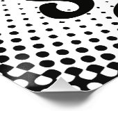 Voetballer VOEG NAAM Football Team gepersonaliseer Perfect Poster (Hoek)