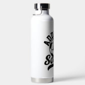 Voetballer VOEG NAAM Football Team gepersonaliseer Waterfles (Rechts)