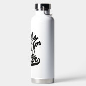 Voetballer VOEG NAAM Football Team gepersonaliseer Waterfles (Links)