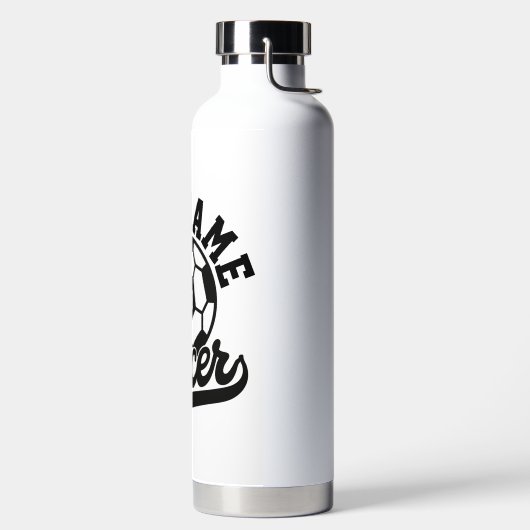 Voetballer VOEG NAAM Football Team gepersonaliseer Waterfles (Links)