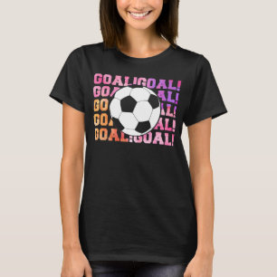 Voetballer Voor Meisje Doelman Kick Zuster Mot T-shirt