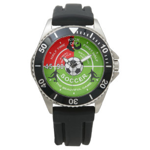 Voetballers, de Gelijke van het Voetbal, het Horloge