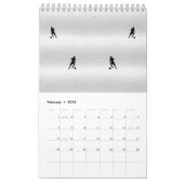 voetballers Enkele pagina SmallCalendar, White Kalender (Feb 2026)