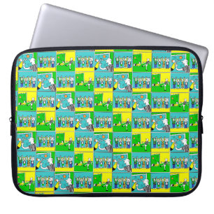 Voetballers & Fans Laptop Sleeve