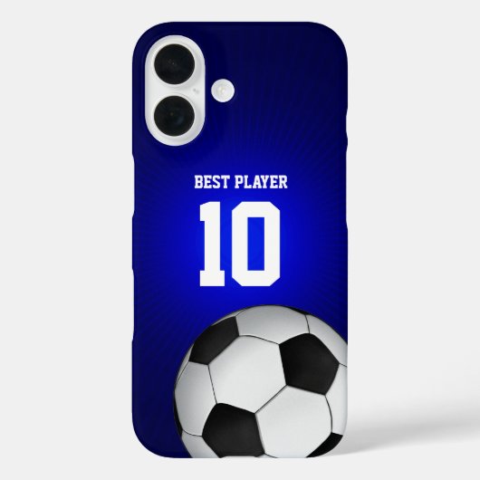 voetballiefhebber | Beste speler Nee Case-Mate iPhone Case (Achterkant)