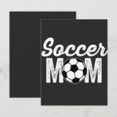 voetbalmam bedankkaart (Voorkant / Achterkant)