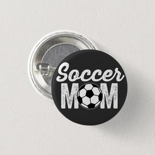 voetbalmam ronde button 3,2 cm (Voorkant /achterkant)