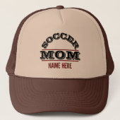 VOETBALMAMMA BEWERKBAAR TRUCKER PET (Voorkant)