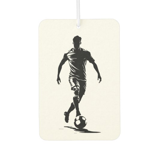Voetbalman met bal luchtverfrisser (Voorkant)