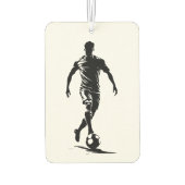 Voetbalman met bal luchtverfrisser (Achterkant)