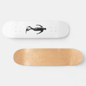 Voetbalman met bal persoonlijk skateboard (Horizontaal)